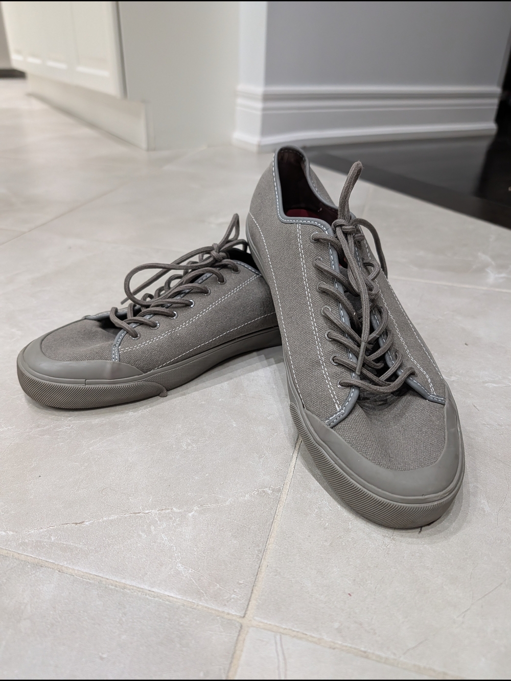 2/$35 Hudson North Grey Canvas Sneakers – Men’s Size 10.5